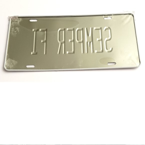 Semper Fi License Plate - Picture 2 of 2